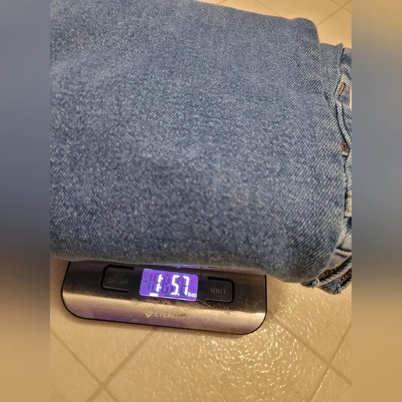 J. Crew Stretch Denim Jeans Womens Size 29 Tall Stovepipe Raw Hem 30" Inseam - Picture 8 of 9